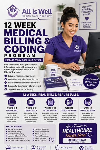 12-Week Medical Billing & Coding program card