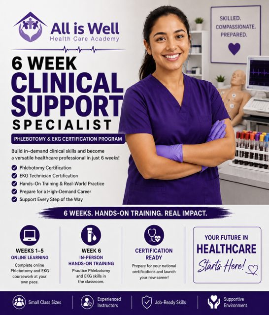 6-Week Clinical Support Specialist program card