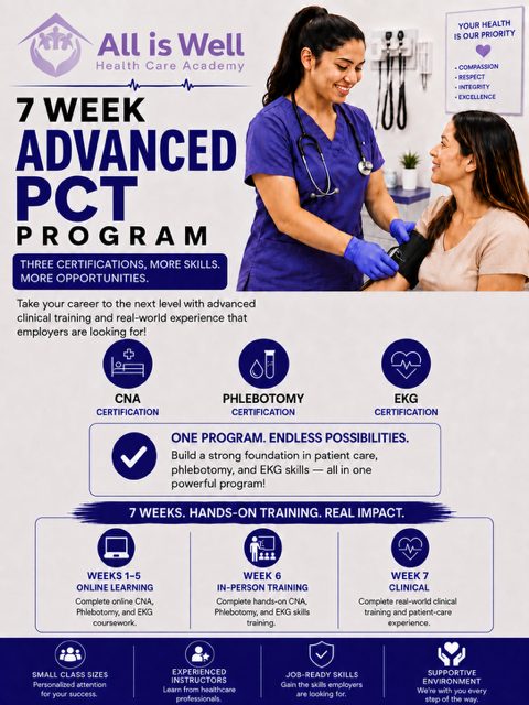 7-Week Advanced PCT program card